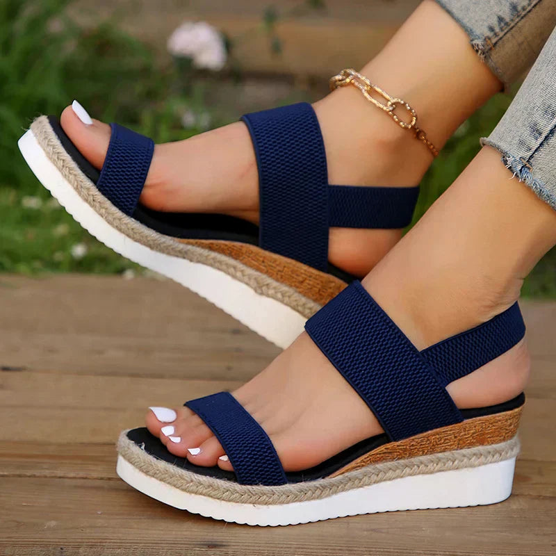 Comfortabele Orthopedische Sandalen voor Vrouwen – Sleehak Sandalen met Steun