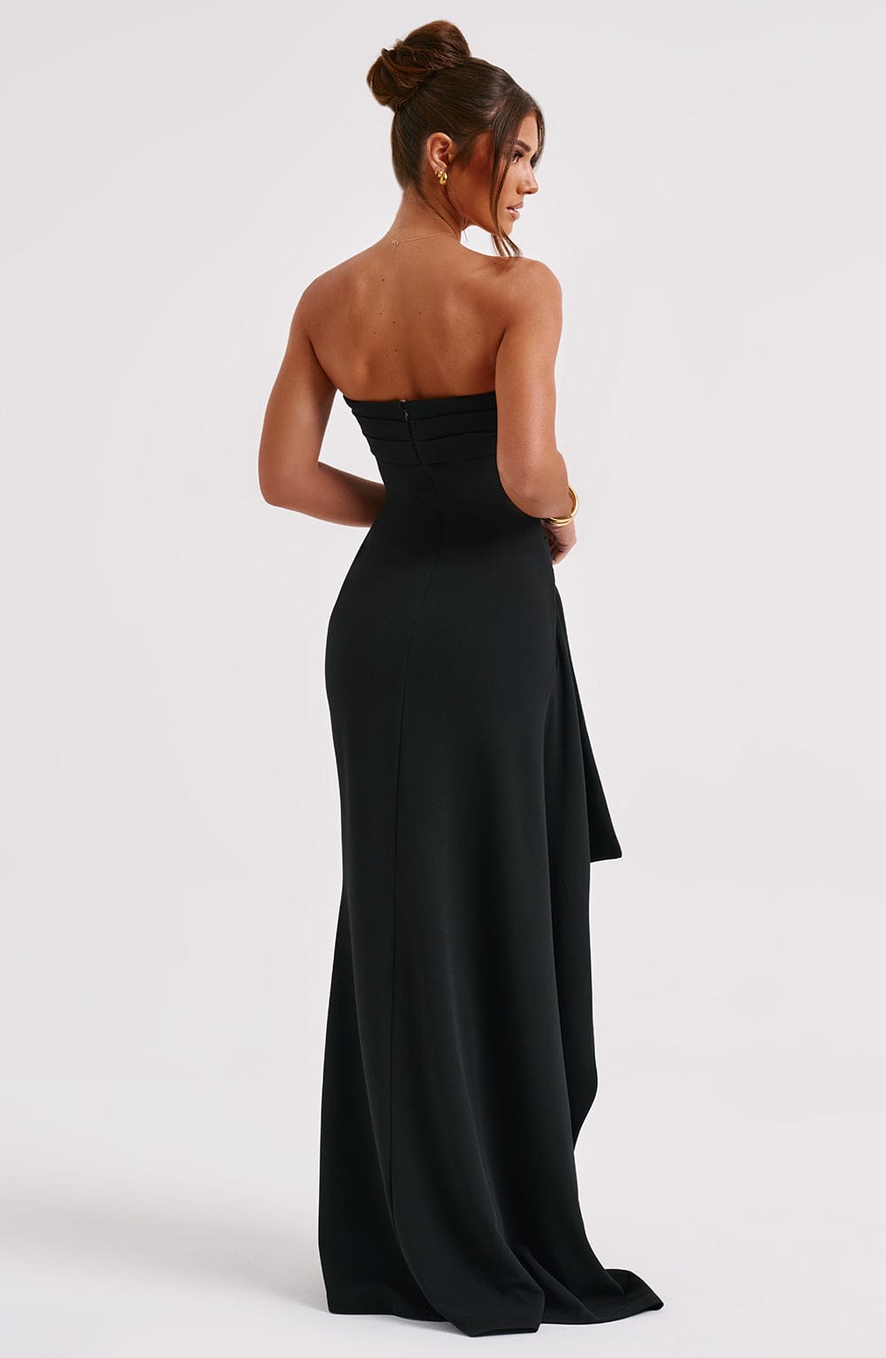 Robe longue élégante femme – Jurk Ziporah met rits voor speciale gelegenheden