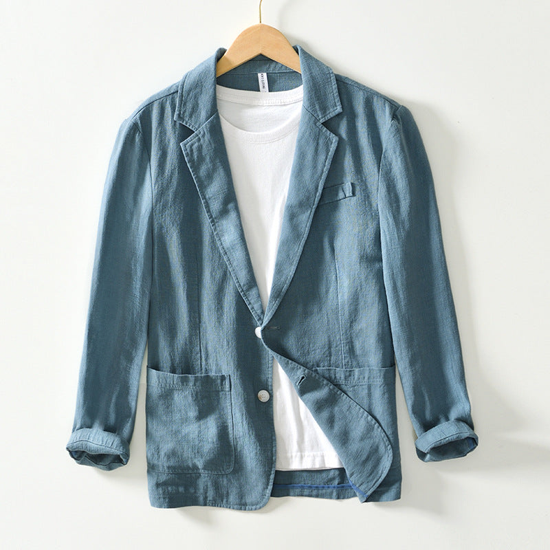 Blazer heren – Modieuze blazer met twee knopen en slim fit design