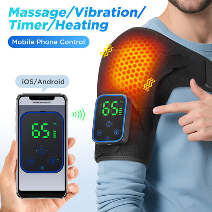 Draadloze Schoudermassager met APP-besturing en Afneembaar Ontwerp