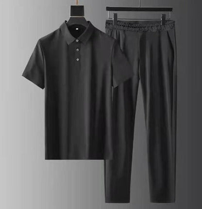 Poloshirt Heren – Hoge Taille Broek voor Casual en Sportieve Stijl