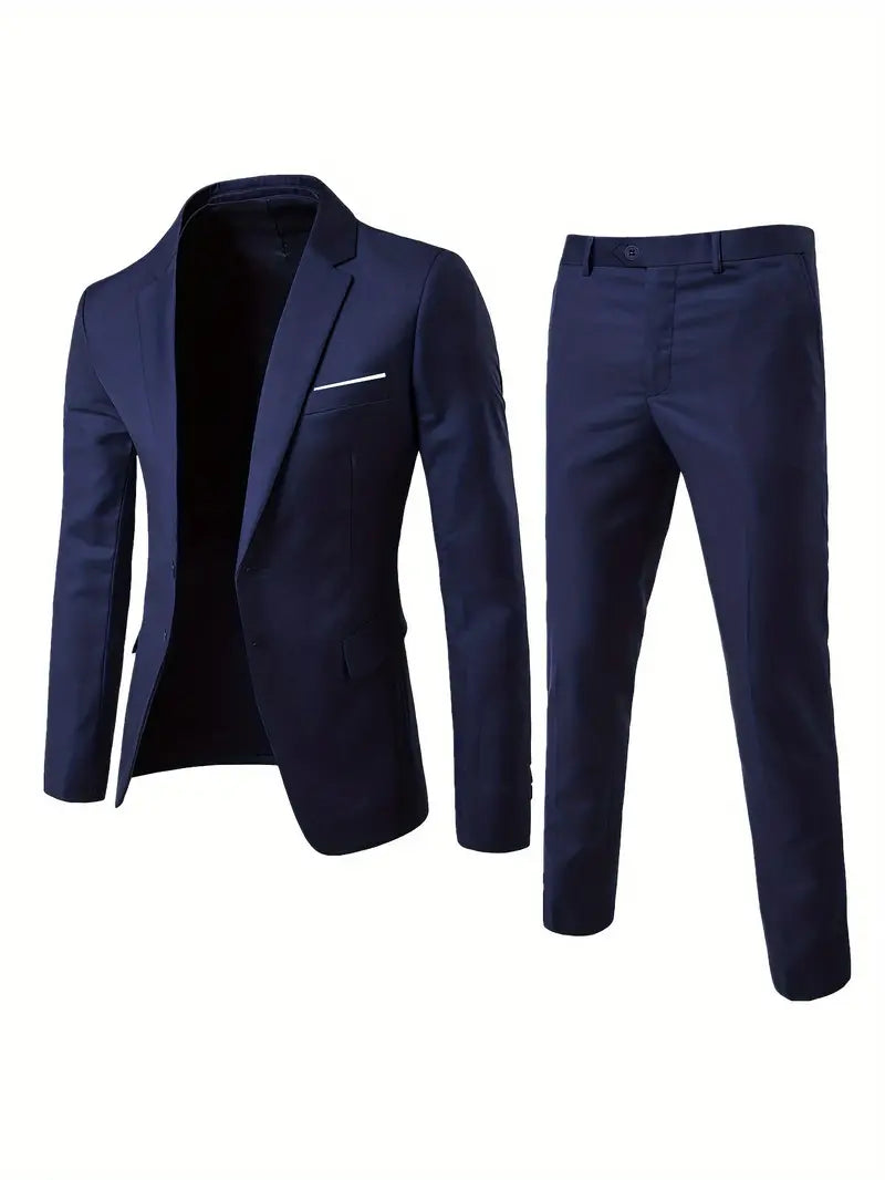 Formele set heren – Blazer en broek voor zakelijke en feestelijke gelegenheden
