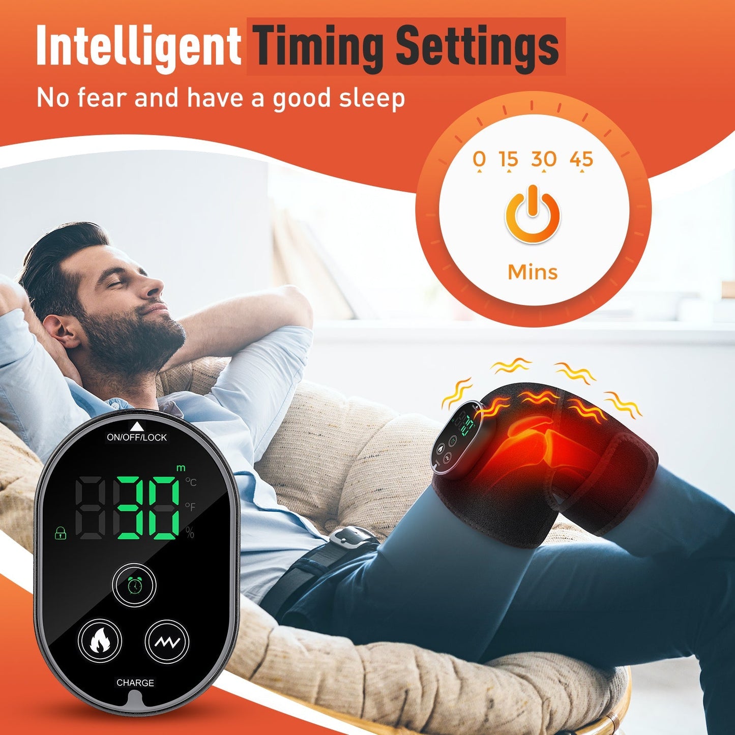 Knieverwarmingskussen Pijnverlichting