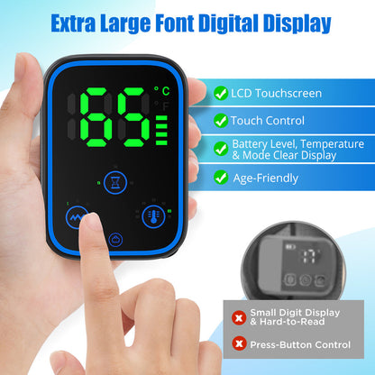 Knie Massager Verwarming App Controle