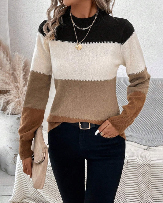 Casual Pullover Dames – Comfortabele Trui voor Vrije Tijd en Dagelijks Gebruik