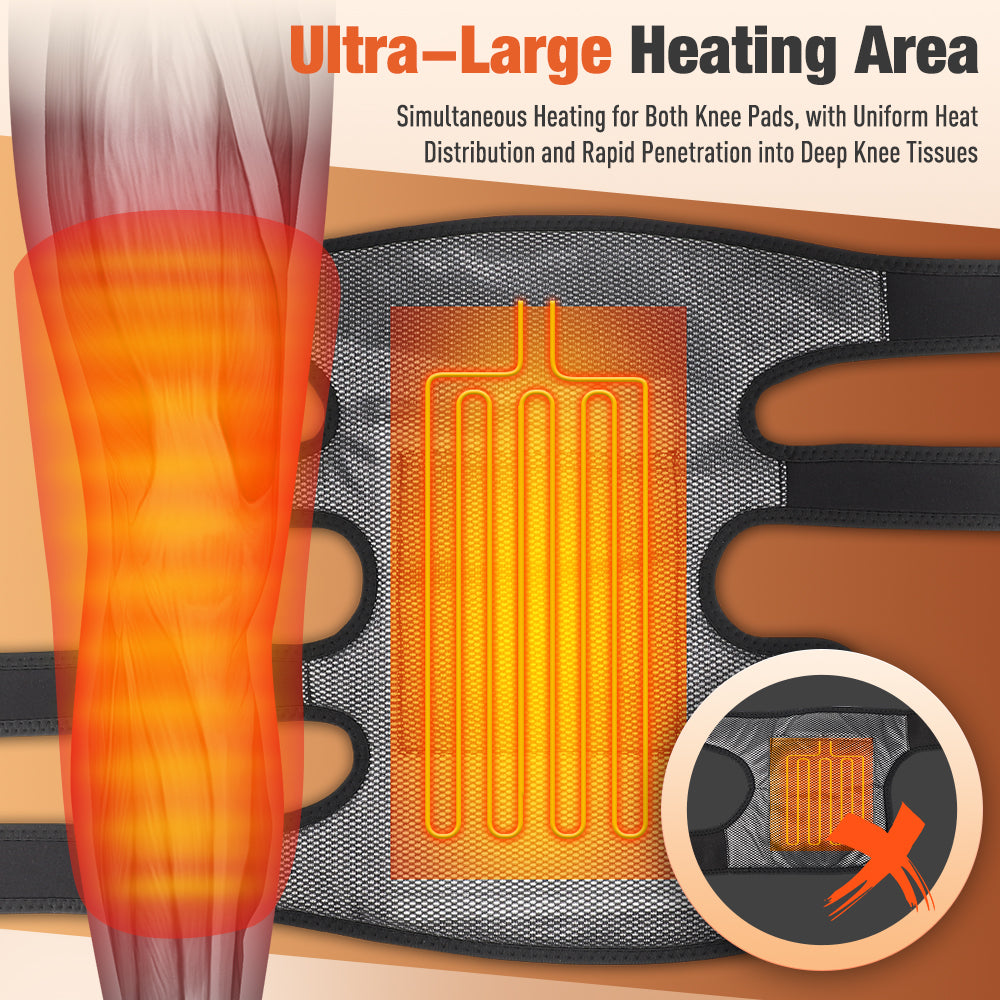 Knie Steunpads Adapter Extra-Groot One-to-Two