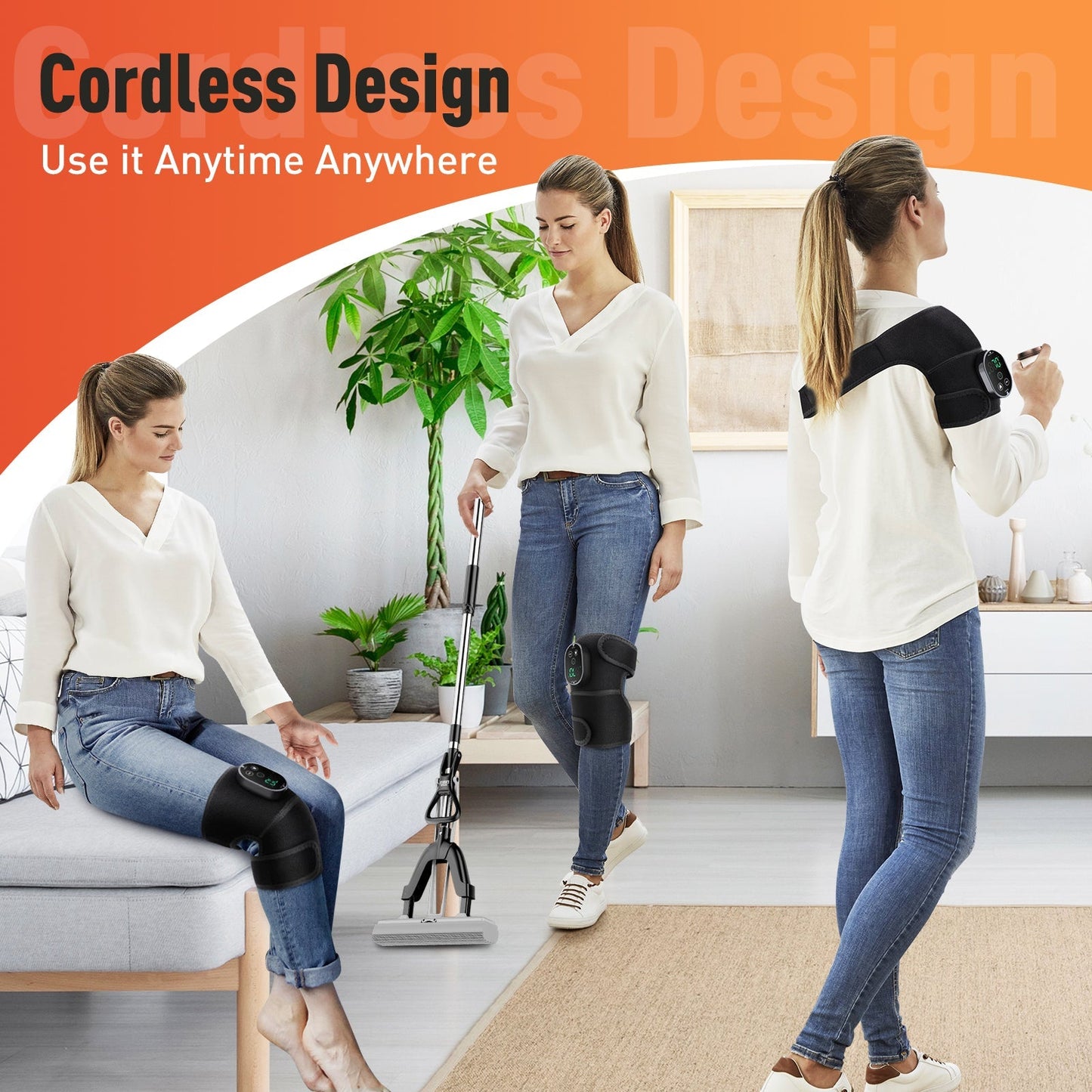 Knieverwarmingskussen Pijnverlichting