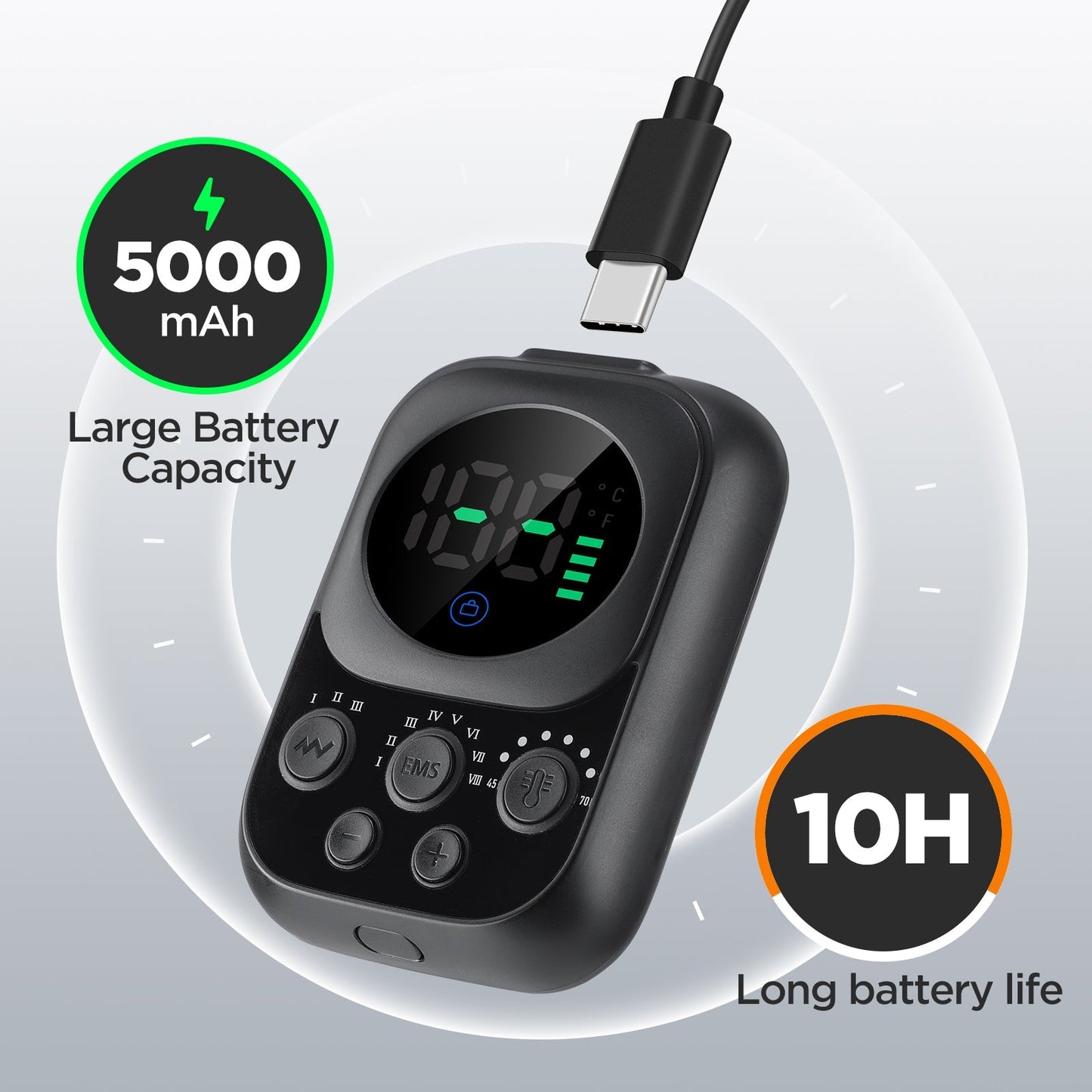 Draadloos Schoudermassageapparaat met Controle