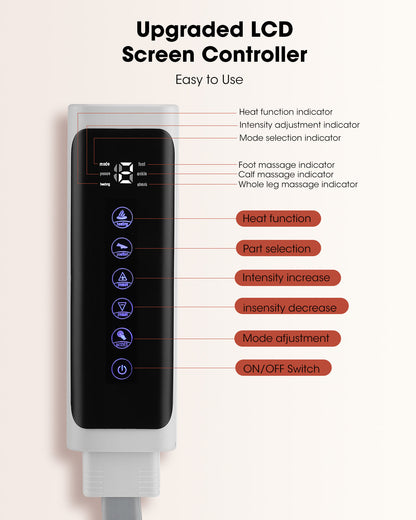 Luchtcompressie Massage Systeem Dubbelbeen