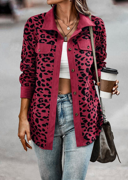 Dames Leopardenjacke – Trendy Damesjas met Luipaardprint voor Casual en Feest