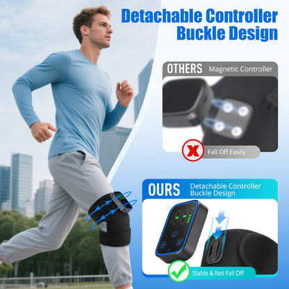 Knie Massager Verwarming App Controle