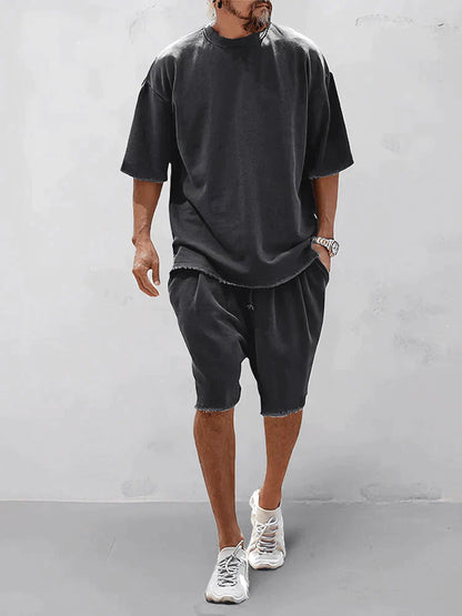 Heren Casual Streetwear Set - Comfortabele en trendy outfit voor dagelijks gebruik