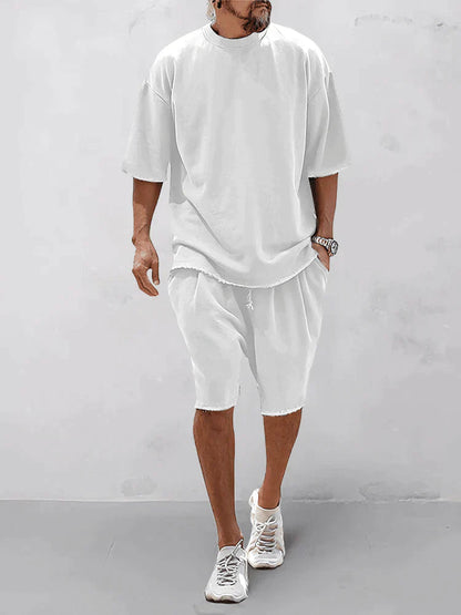Heren Casual Streetwear Set - Comfortabele en trendy outfit voor dagelijks gebruik