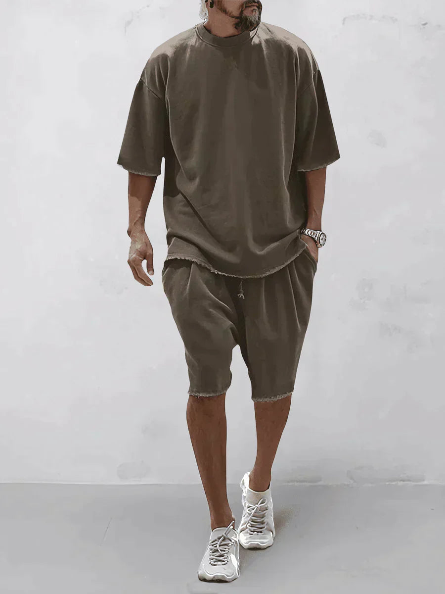 Heren Casual Streetwear Set - Comfortabele en trendy outfit voor dagelijks gebruik