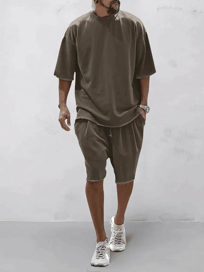 Heren Casual Streetwear Set - Comfortabele en trendy outfit voor dagelijks gebruik