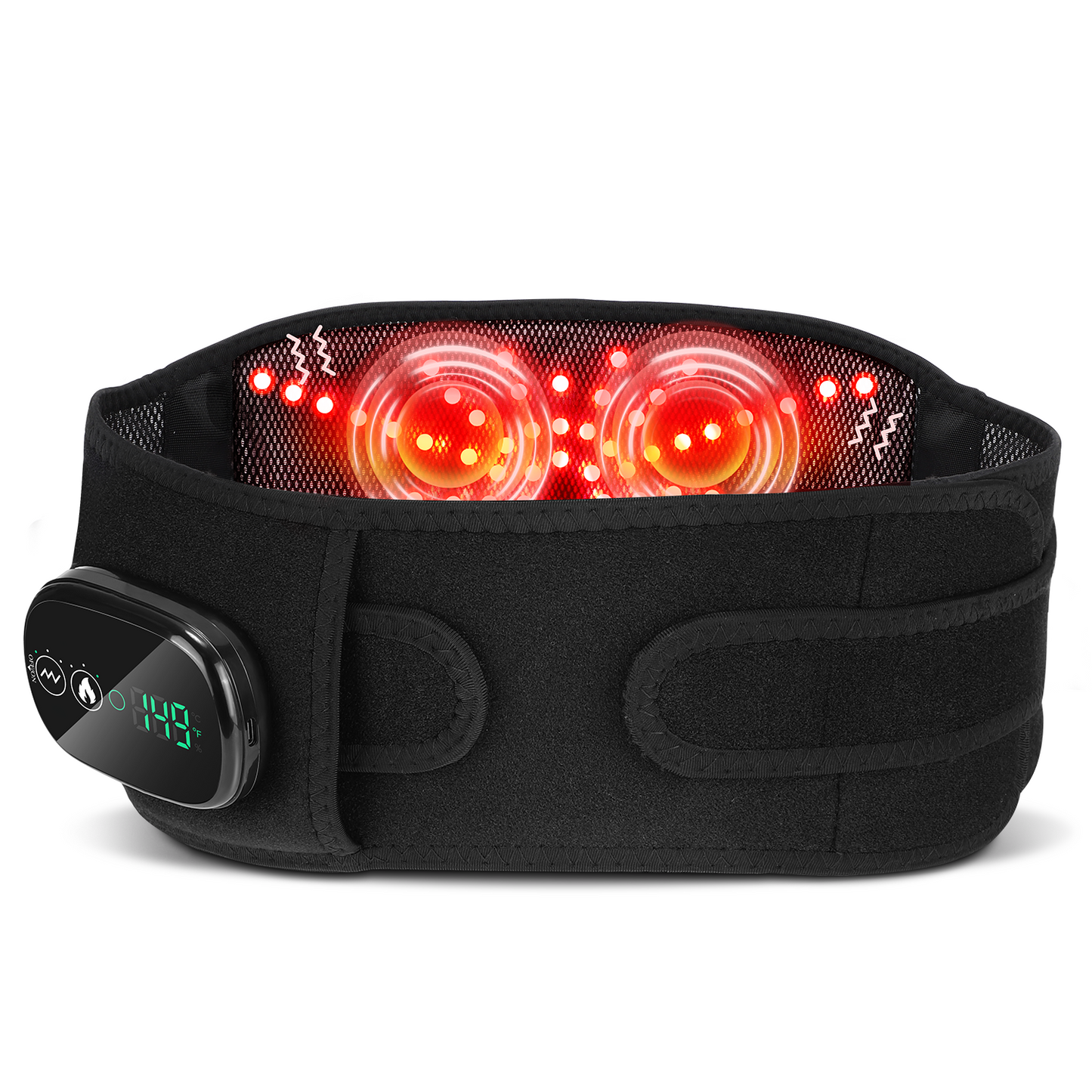 LED Rugmassager met Roodlichttherapie en Warmte