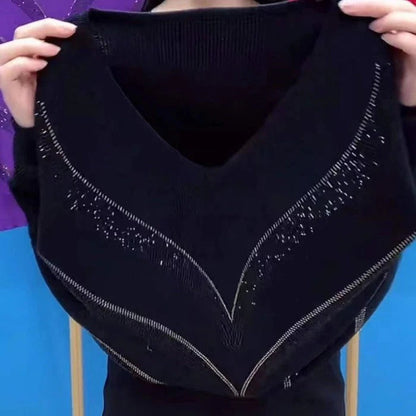 Moderne Trui Dames – Stijlvolle gebreide trui met lange mouwen en comfortabele pasvorm
