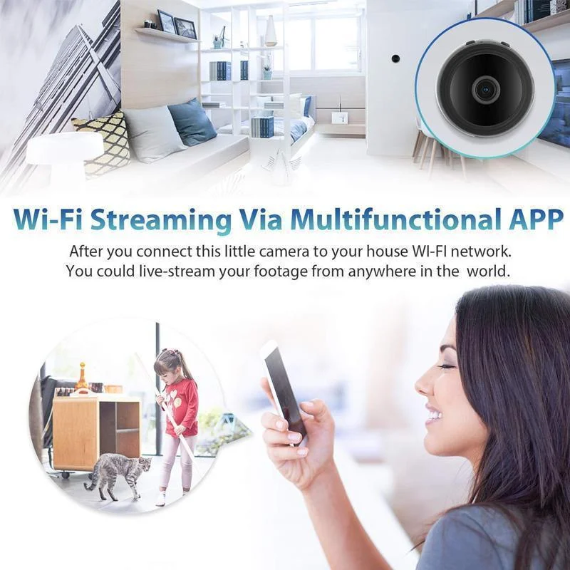 1080p Magnetische WiFi Mini Camera