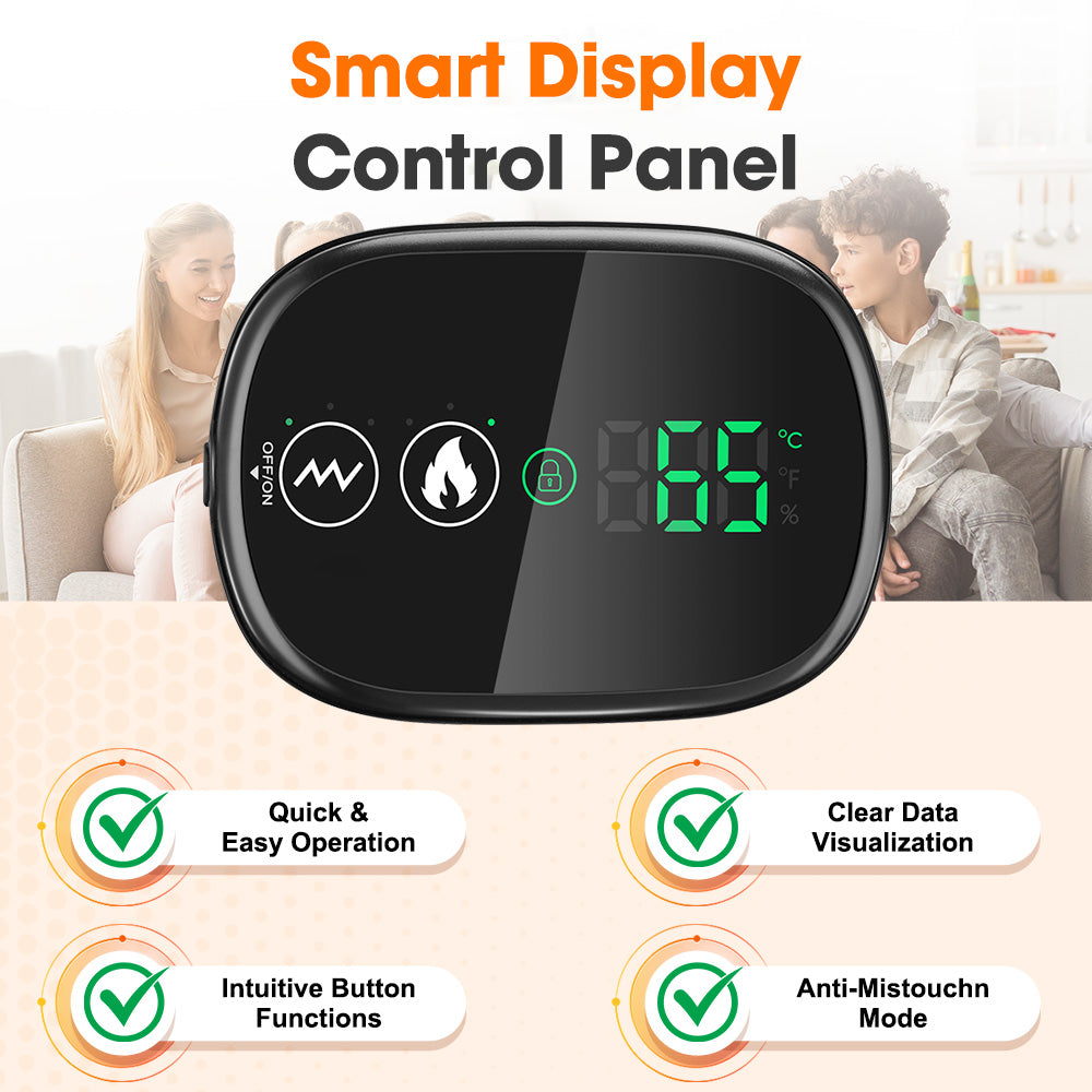 Verwarmd Vibratie Kniekussen