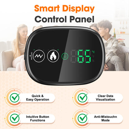 Verwarmd Vibratie Kniekussen