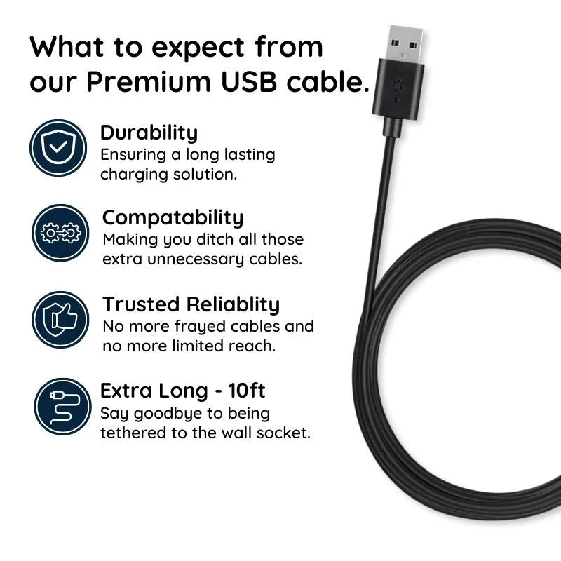 10ft Micro USB Kabel