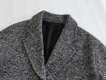 Visgraatmantel dames – Stijlvolle visgraat jas voor herfst en winter