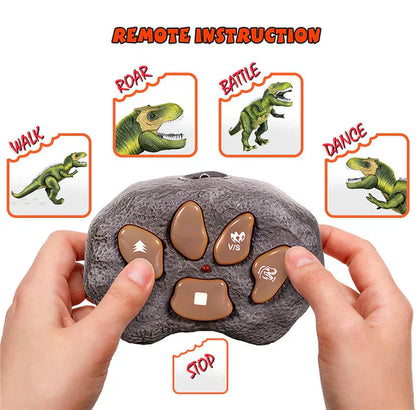 Afstandsbediening Dinosaurusspeelgoed met LED Licht