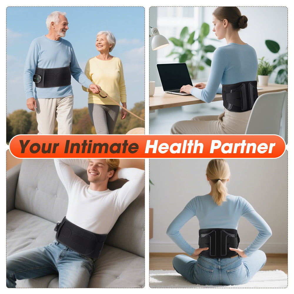 Ondersteuningsband LED Massage Elastische Taille