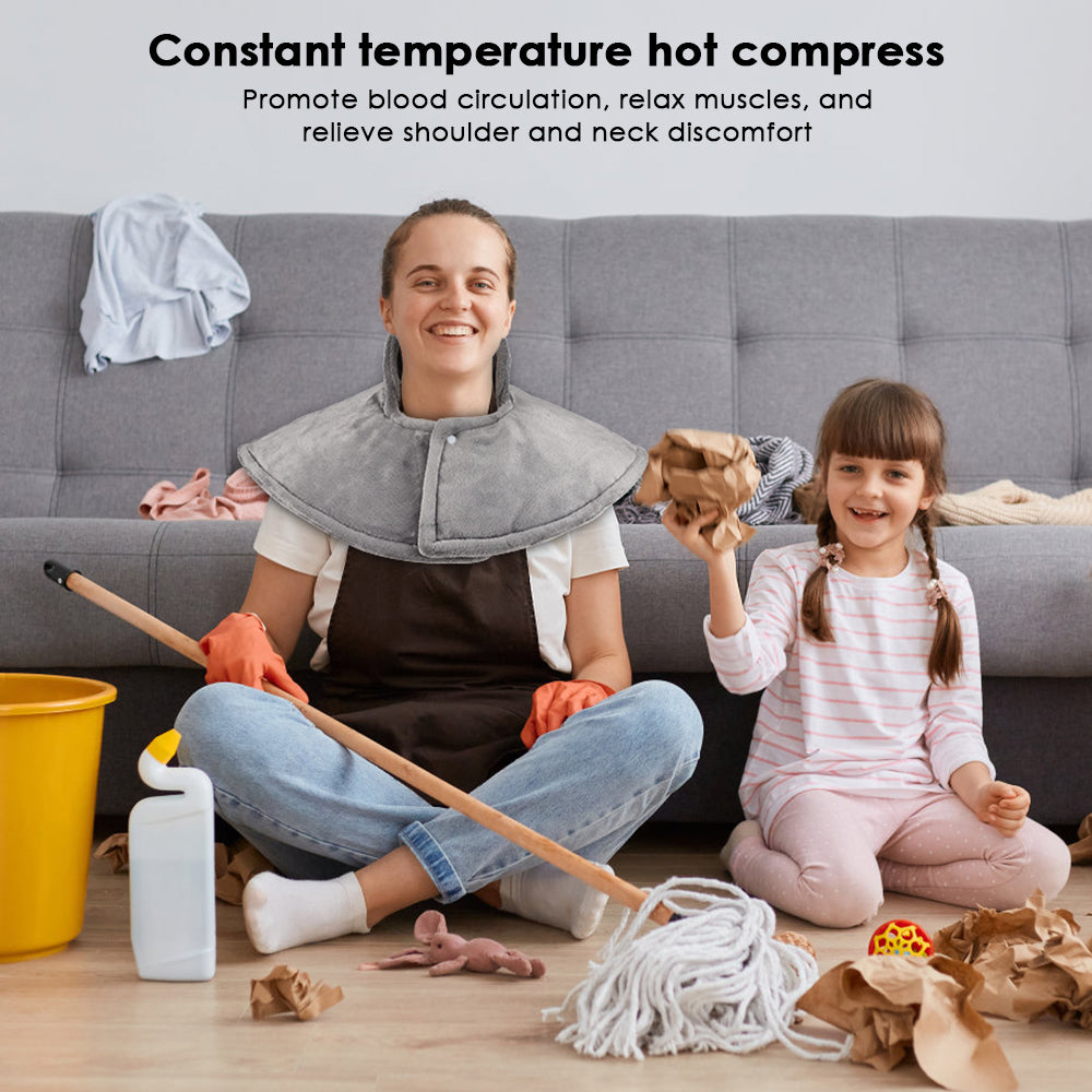 Elektrisch Verwarmingskussen Schouder Nek Therapie Wrap