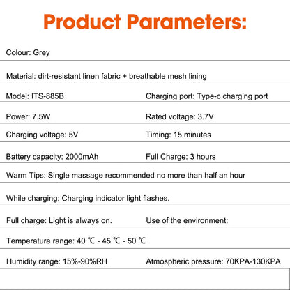 Draadloze 360 Graden Luchtdruk Kuitmassager