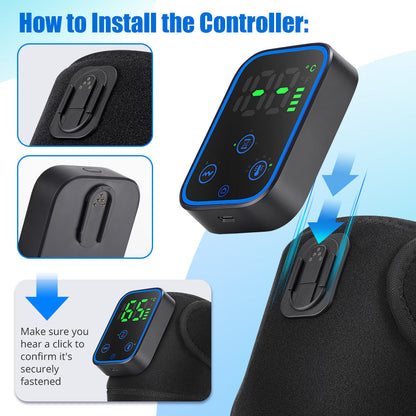 Knie Massager Verwarming App Controle
