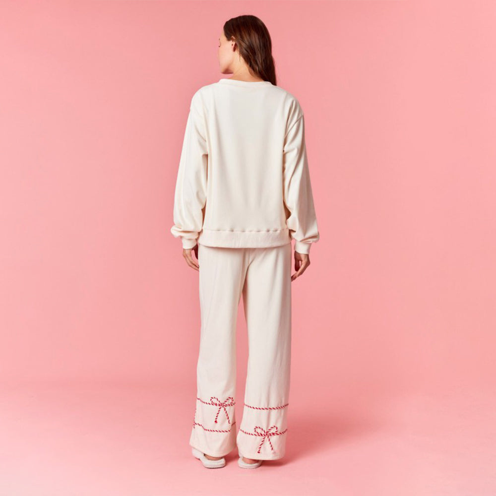 Dames Kerst Pyjama Set Loungewear Twee-delig