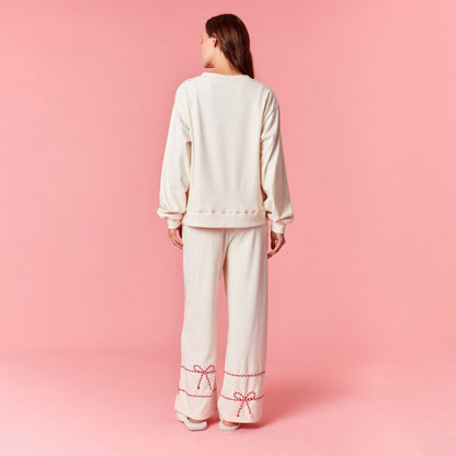 Dames Kerst Pyjama Set Loungewear Twee-delig
