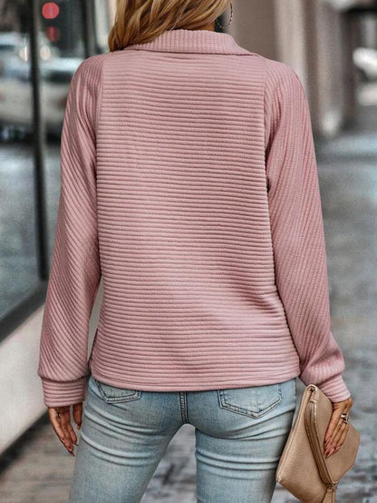 Dames Half-Zip Pullover – Comfortabele en stijlvolle trui voor elke gelegenheid