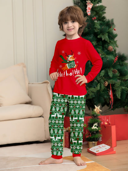 Familie Kerst Pyjama's Tops Broeken Jammies Kinderen Volwassenen