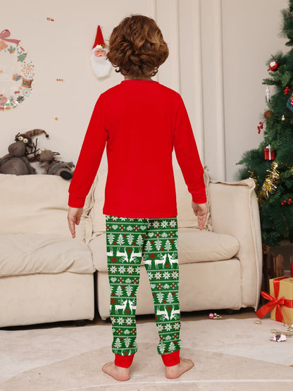 Familie Kerst Pyjama's Tops Broeken Jammies Kinderen Volwassenen