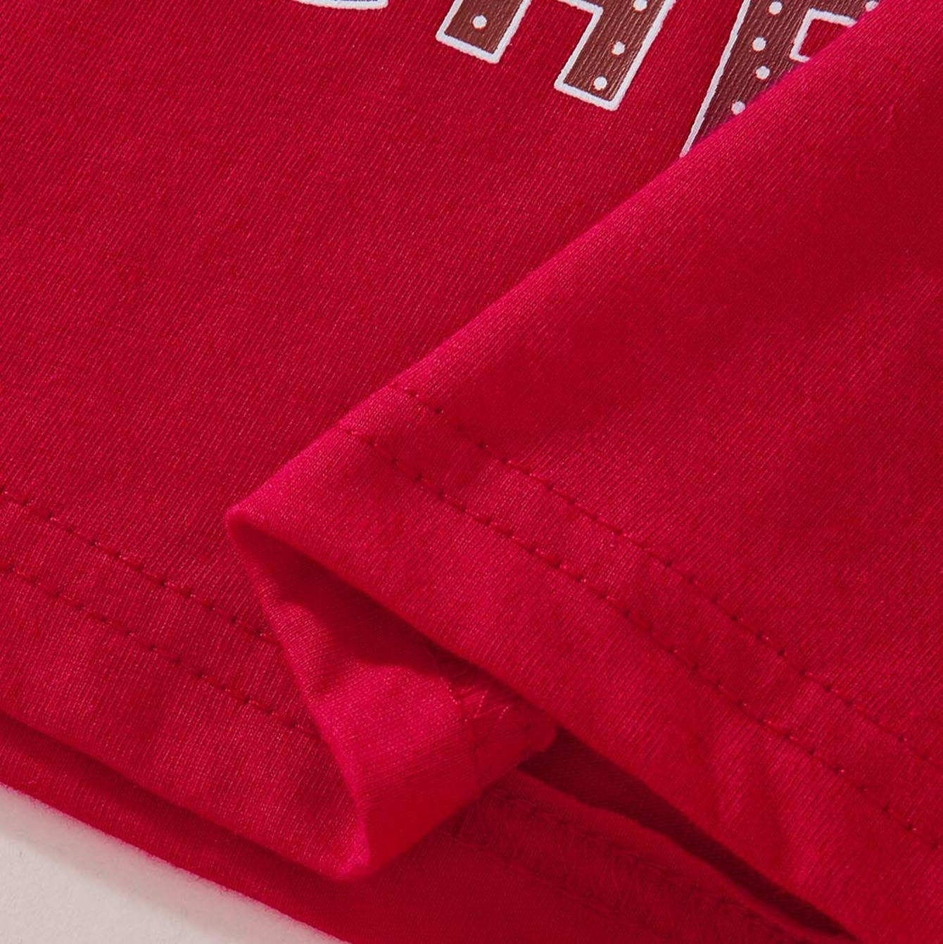 Kerst Pyjama Set Kinderen Lange Mouwen Top Broek Nachtkleding