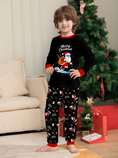 Familie Kerst Pyjama's Unisex Slaapoutfits Kinderen Volwassenen
