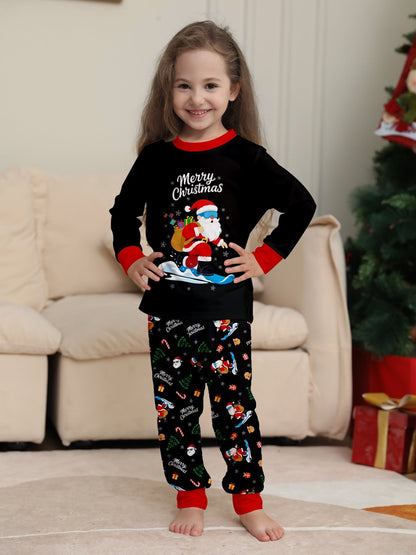 Familie Kerst Pyjama's Unisex Slaapoutfits Kinderen Volwassenen