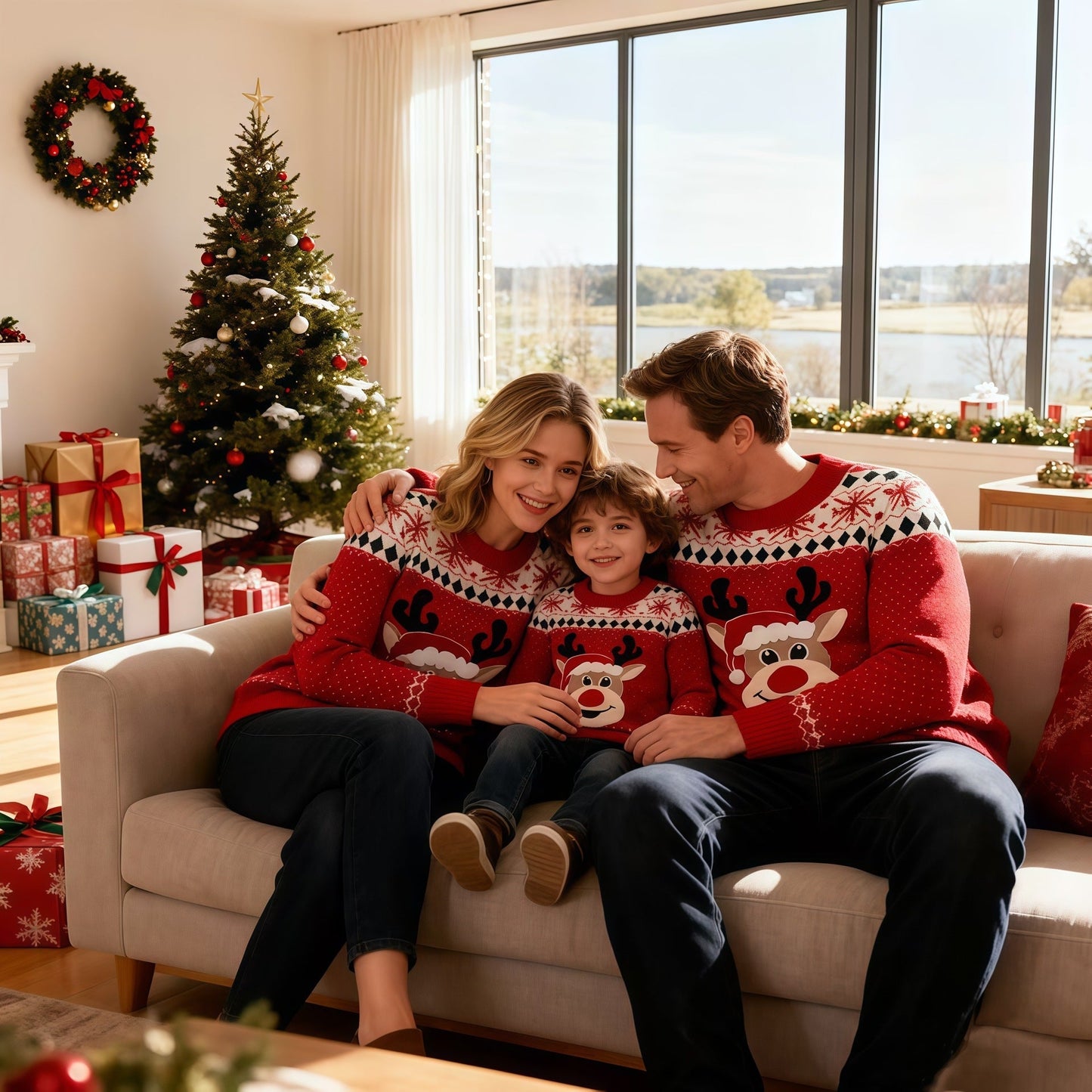 Kersttrui Feestkostuum DIY Fotolijst Herinneringskit