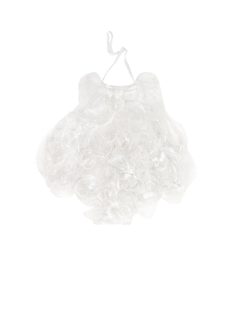 Kerstkostuum Kinderen Cadeaubox met Hoed en Baard Jumpsuit