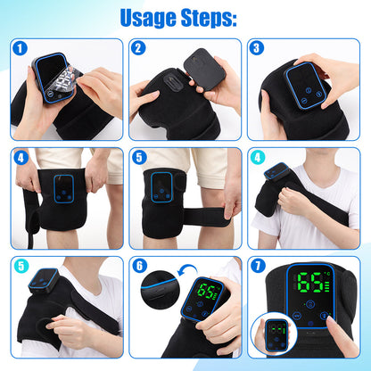Knie Massager Verwarming App Controle
