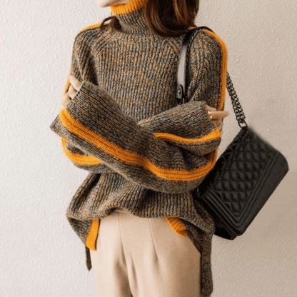 Trui Dames Gebreid met Col – Comfortabele en Stijlvolle Trui voor Herfst