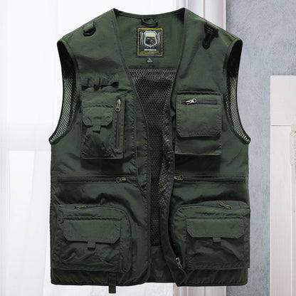 Zomervest met Meerdere Zakjes – Lichtgewicht Casual Vest voor Dames