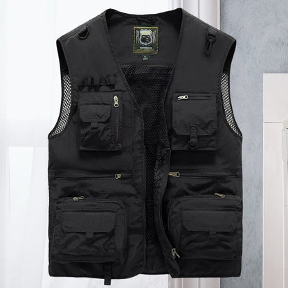 Zomervest met Meerdere Zakjes – Lichtgewicht Casual Vest voor Dames