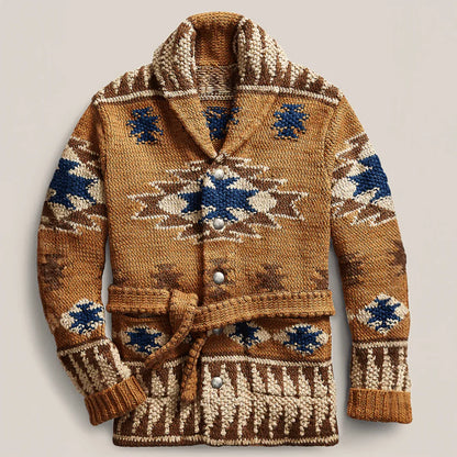 Vintage Heren Vest met Ceintuur – Stijlvol en Comfortabel voor Elke Gelegenheid