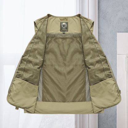 Zomervest met Meerdere Zakjes – Lichtgewicht Casual Vest voor Dames