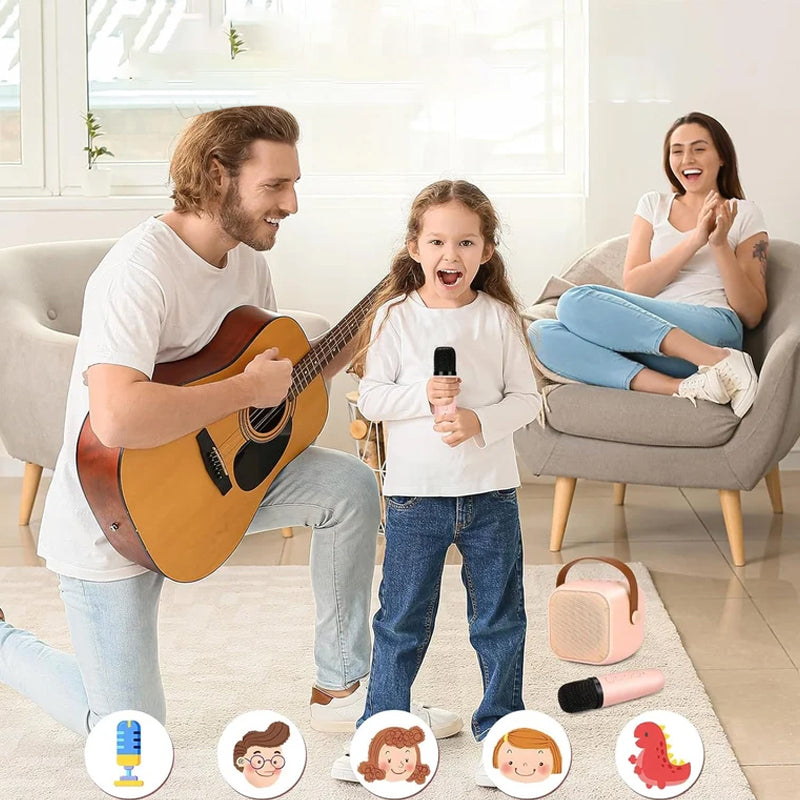 Karaoke Systeem met Draadloze Microfoons