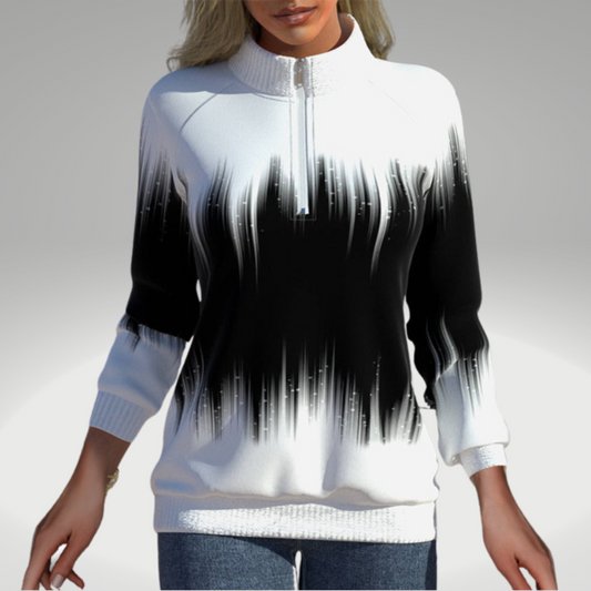 Monochrome trui dames – Schitterende trui van zachte stof voor casual stijl