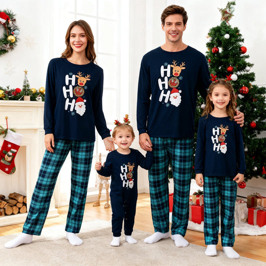 Gezins Pyjama Set Kerst Slaapkleding